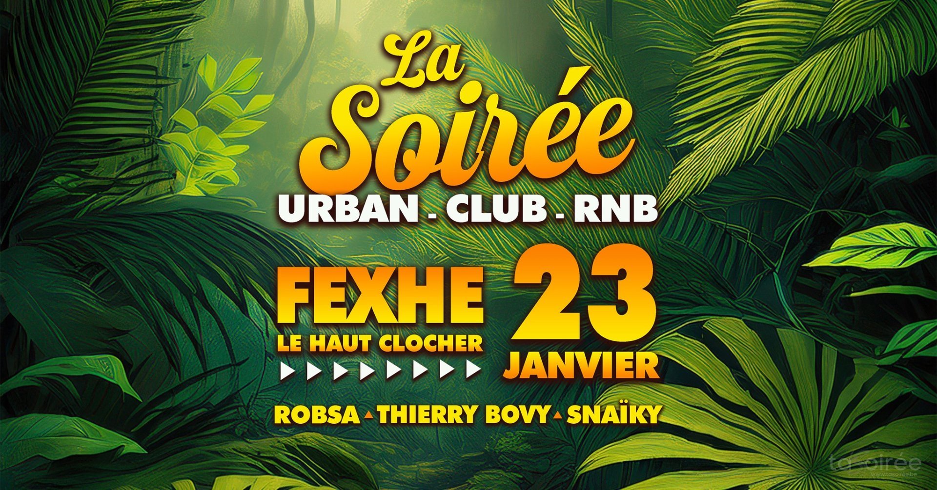 Affiche de l'événement La Soirée Urban - Club - RNB