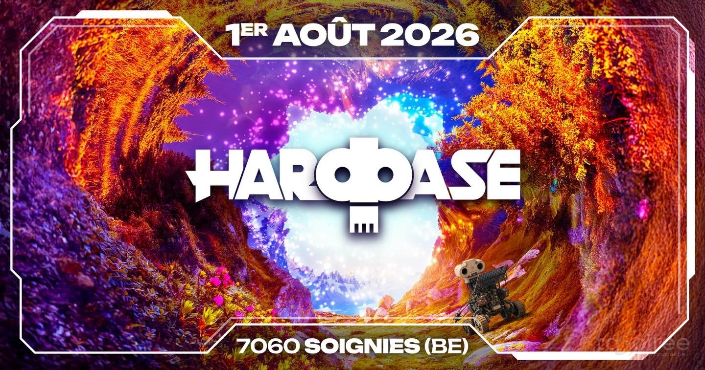 Affiche de la soirée Hardbase 2026 à Soignies