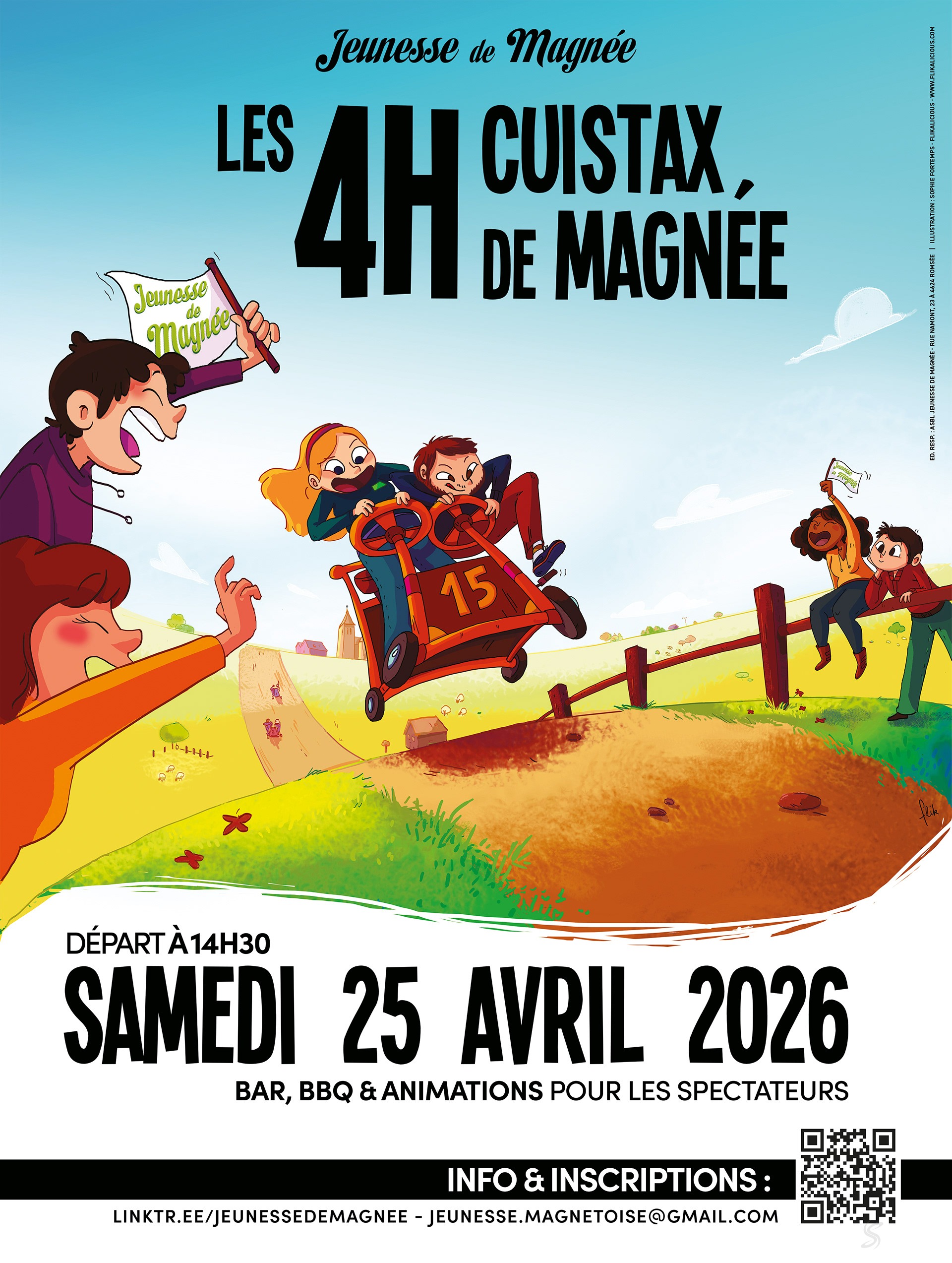 Affiche de la soirée 4H Cuistax de Magnée à Magnée