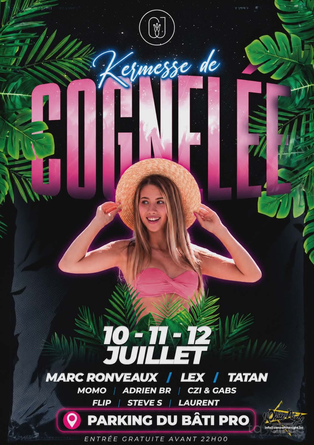 Affiche de la soirée Kermesse de Cognelée 2026 à Cognelée (Namur)