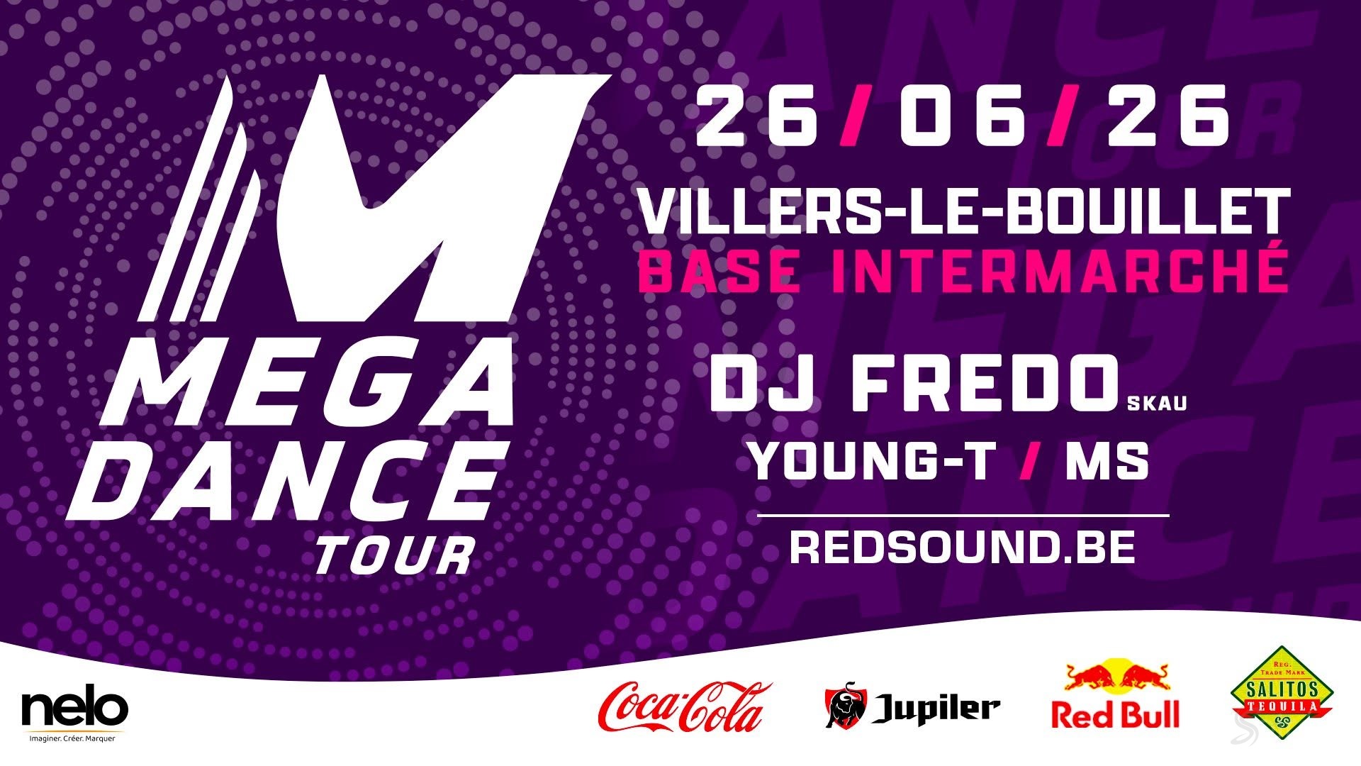 Affiche de la soirée Mega Dance Tour à Villers-le-Bouillet