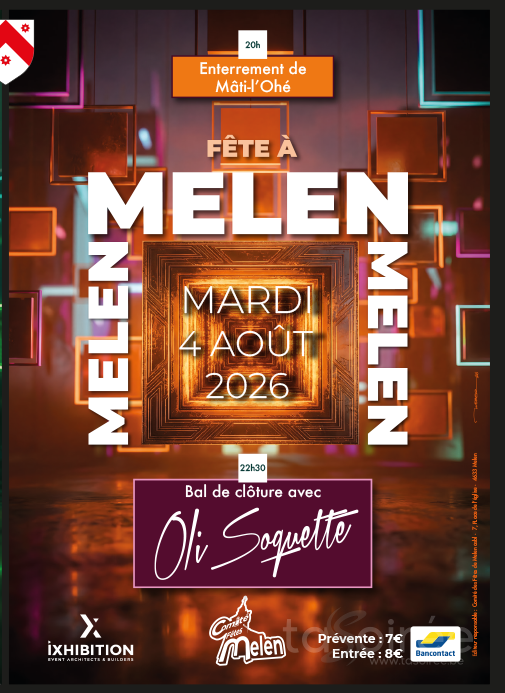 Affiche de la soirée