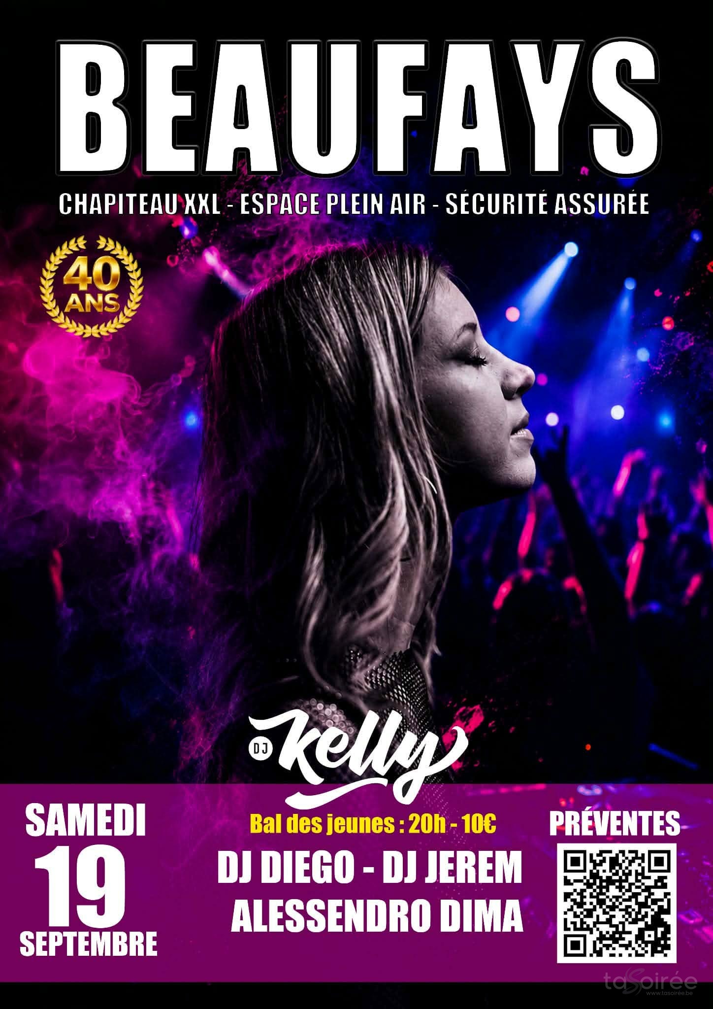 Affiche de la soirée
