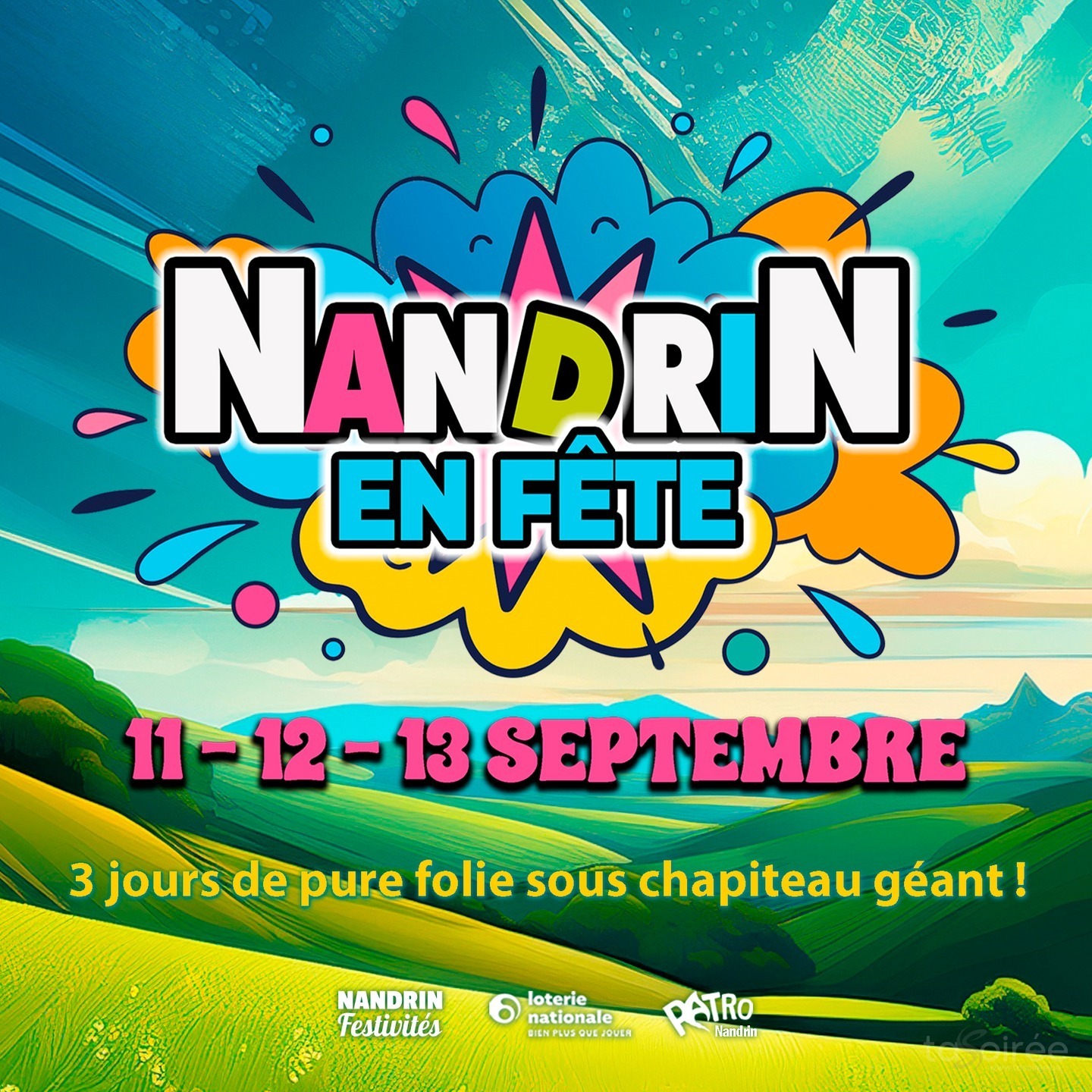 Affiche de la soirée