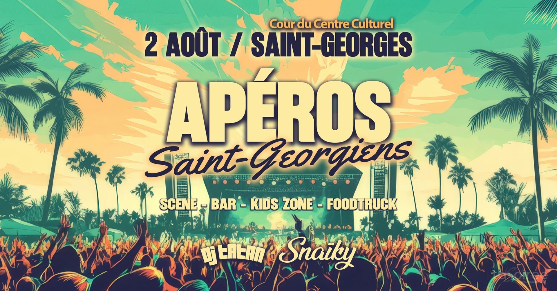 Affiche de la soirée