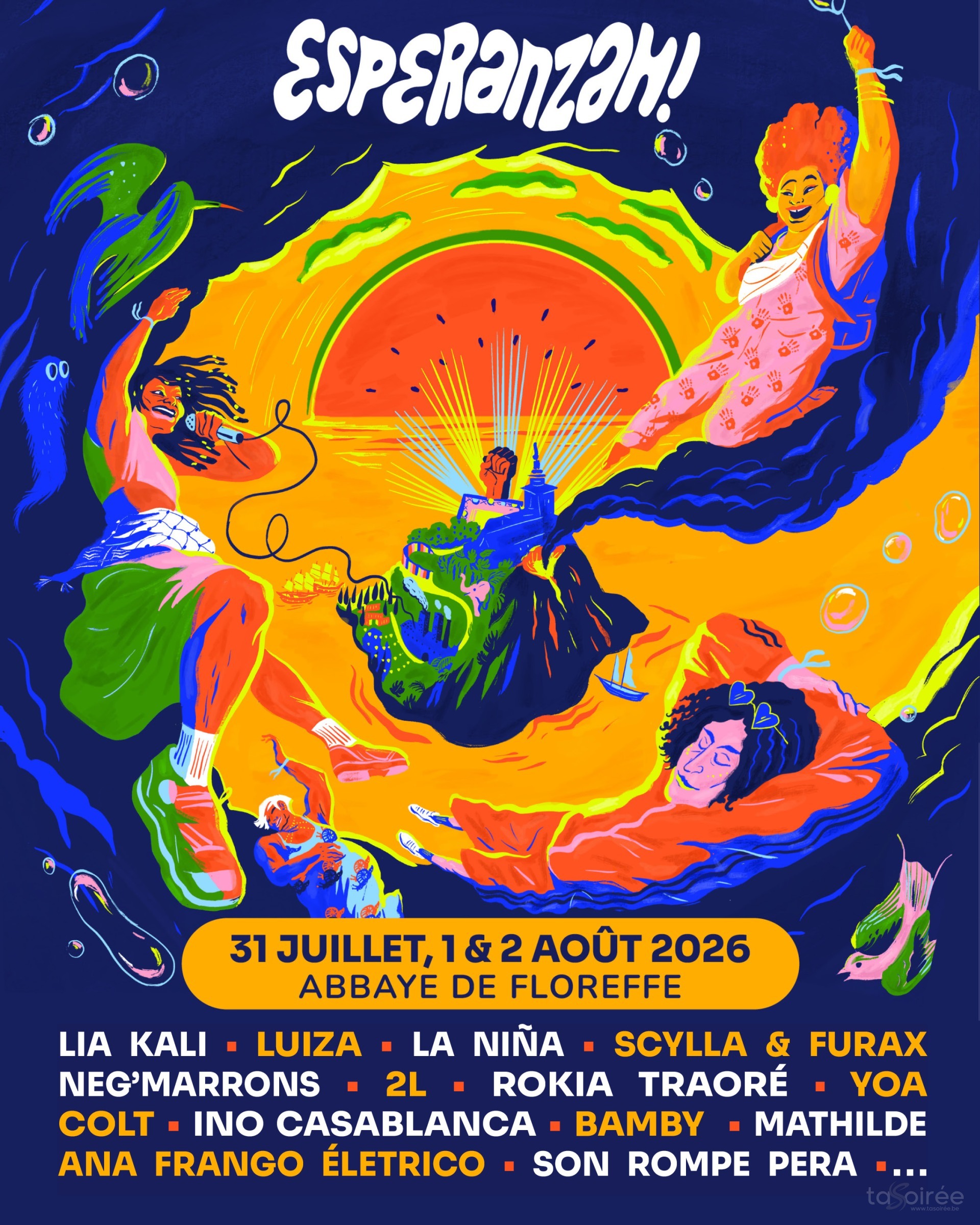 Affiche de la soirée