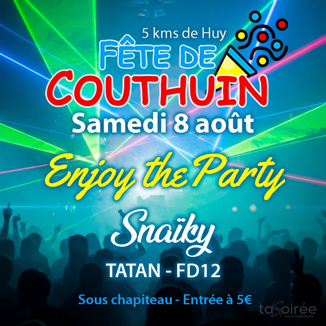 Affiche de la soirée