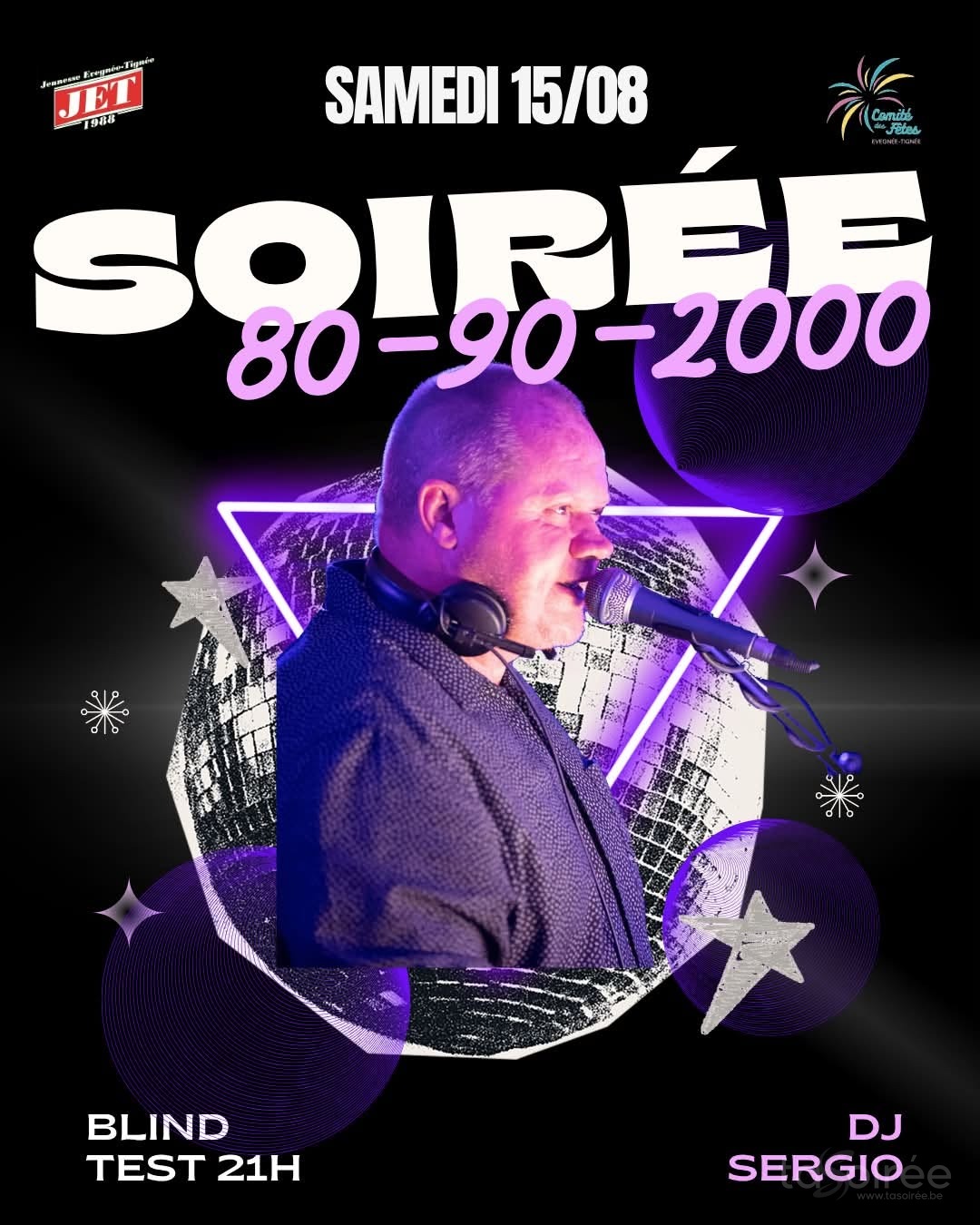 Affiche de la soirée