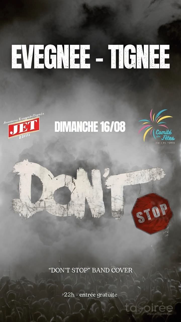 Affiche de la soirée