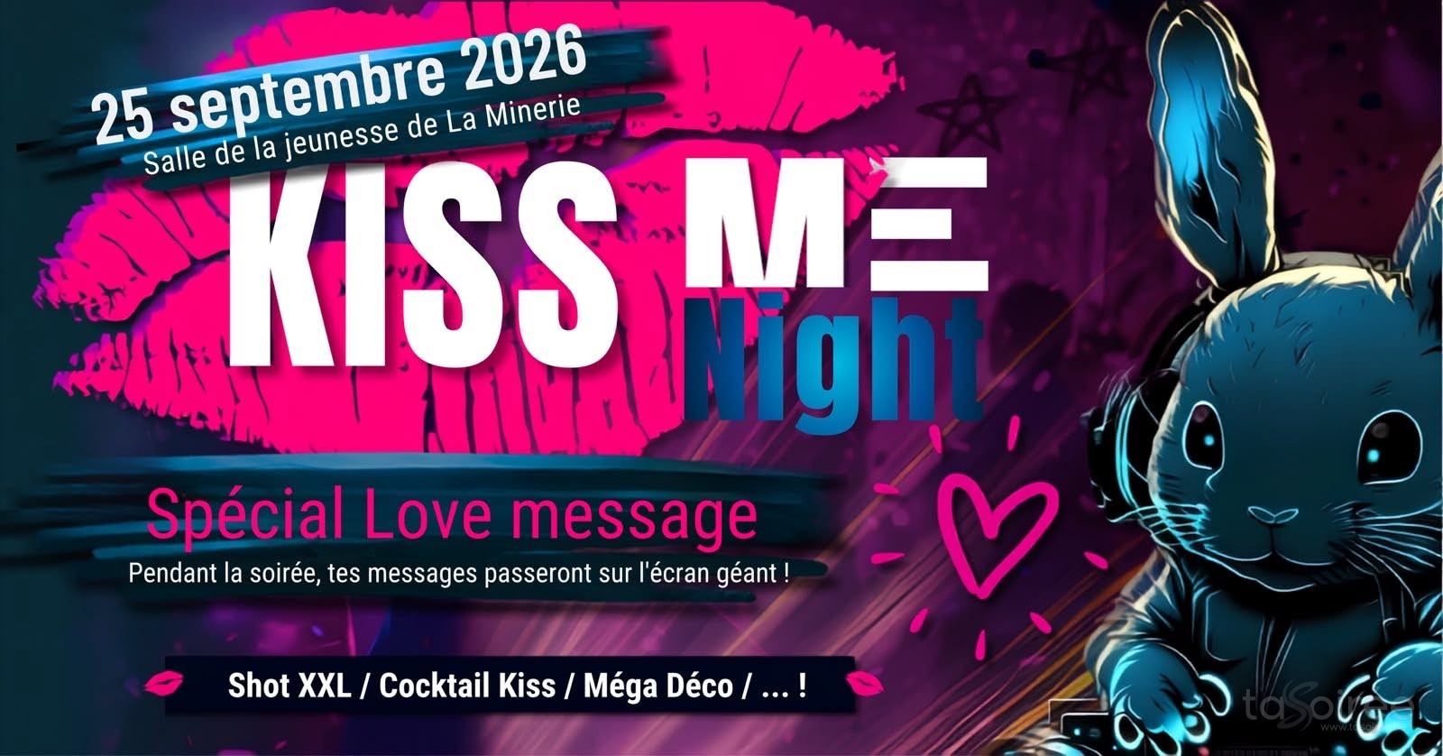 Affiche de la soirée