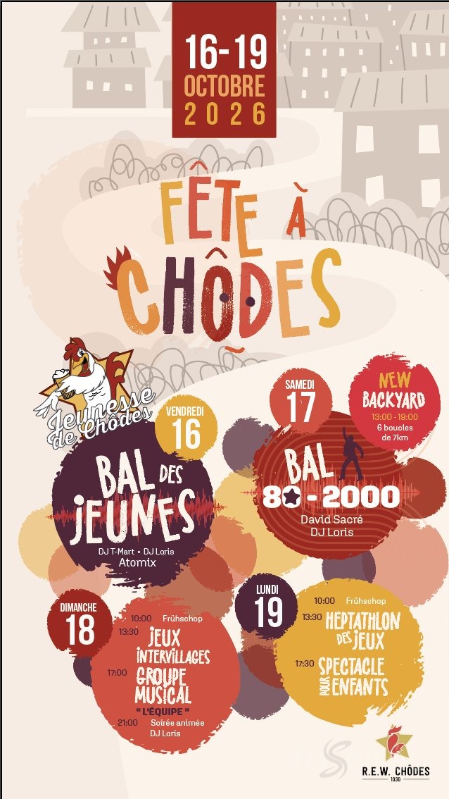 Affiche de la soirée
