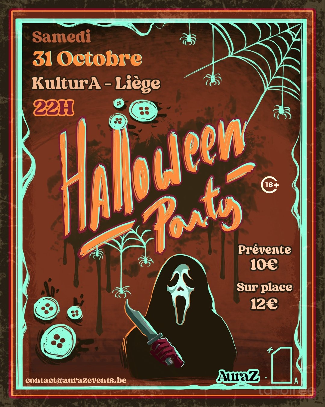 Affiche de la soirée