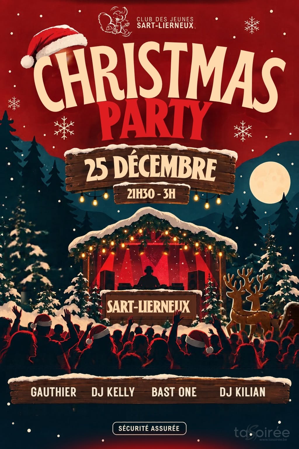 Affiche de la soirée