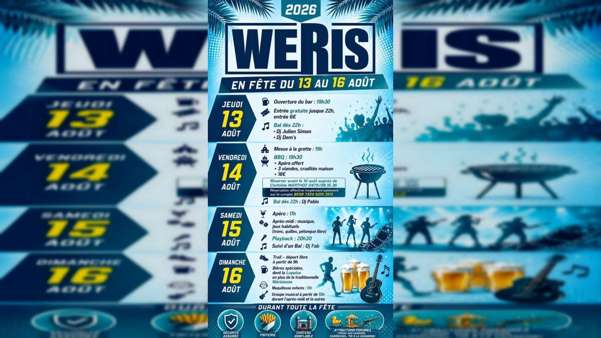 Fête à Wéris (3 soirées)