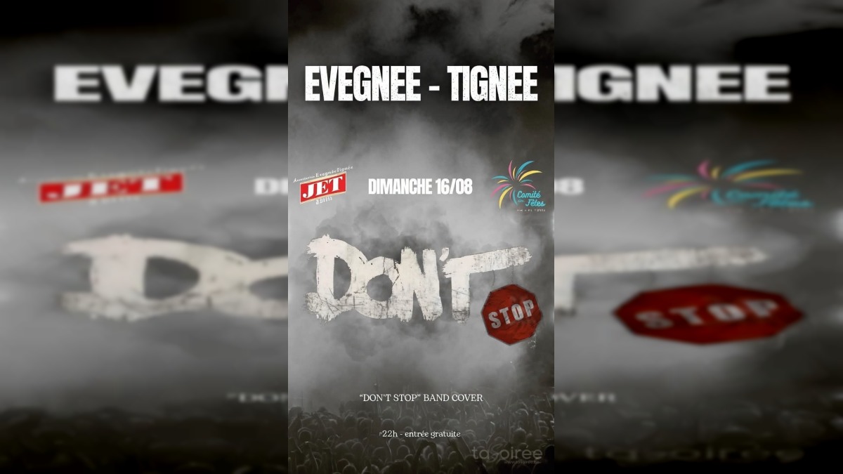 Soirée concert avec le groupe DON'T STOP