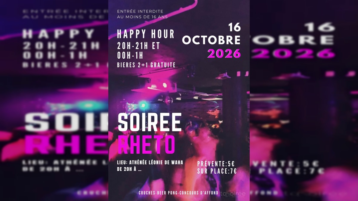 Soirée Rhéto de Waha