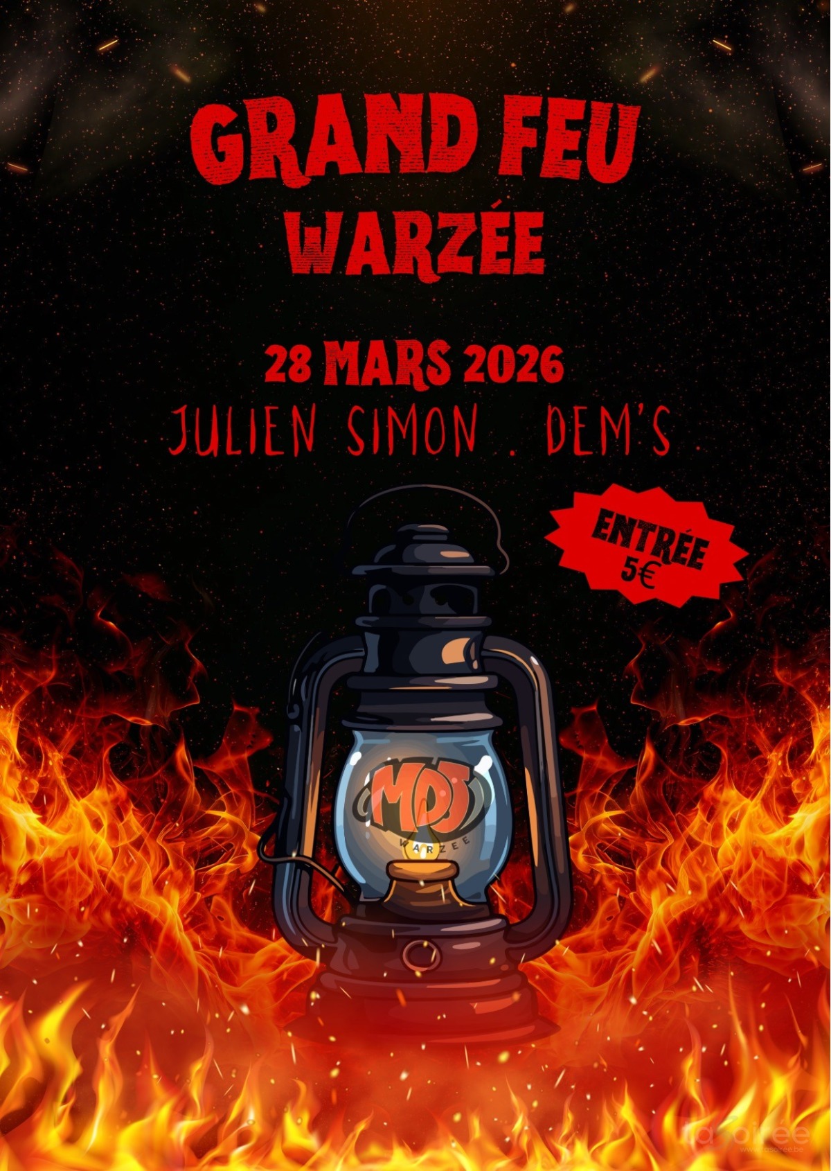 Grand feu Warzée