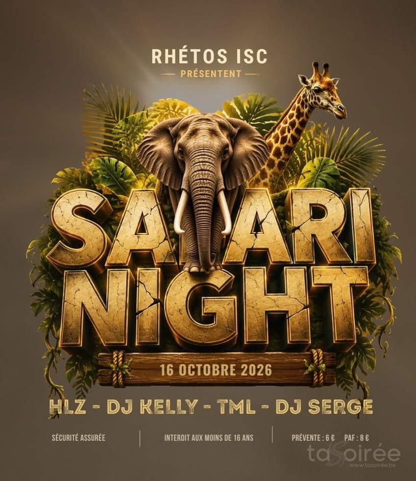 Safari Night - Bal des Rhétos ISC Vielsam