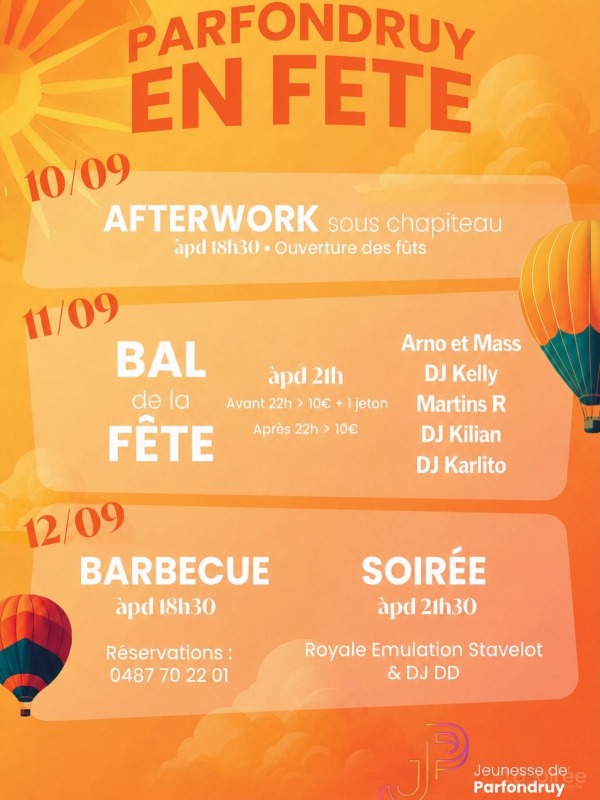 Parfondruy en fête