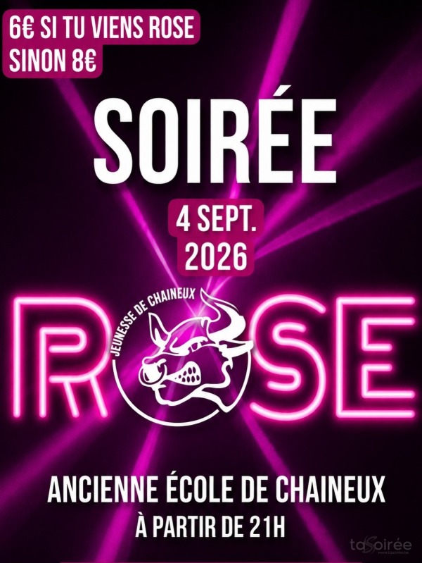 Soirée rose