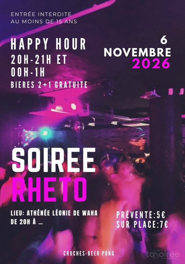 Soirée Rhéto de Waha